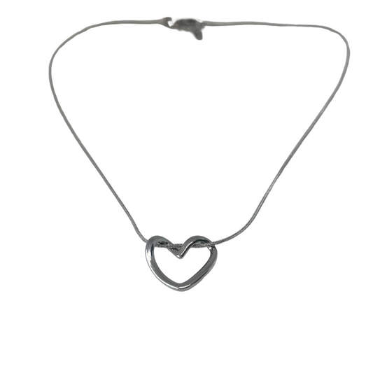 COLLAR CORAZON SILVER