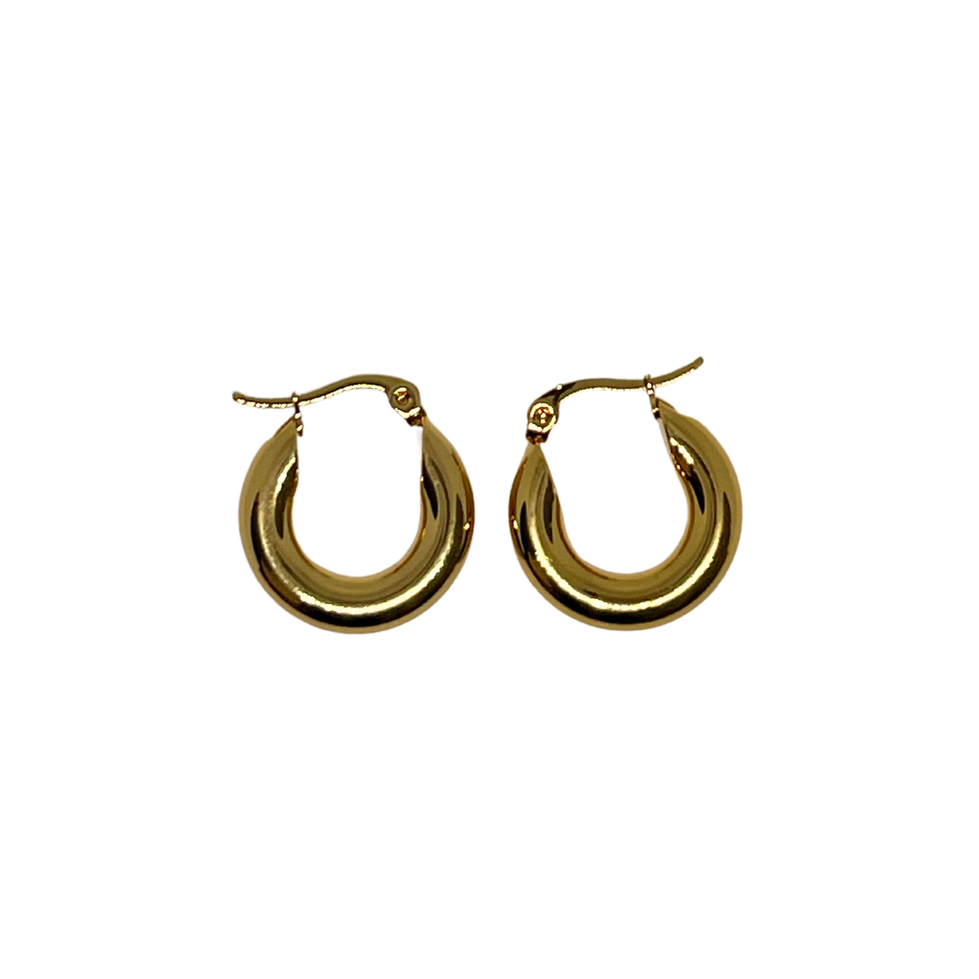 PENDIENTES ARO LISO GOLD