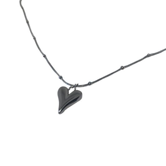 COLLAR CORAZON FINO SILVER