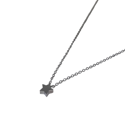 COLLAR ESTRELLA MINI SILVER