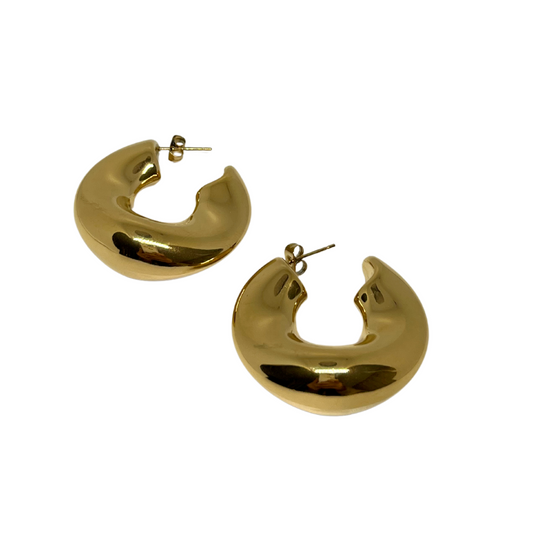 PENDIENTES ARO LISO XL GOLD