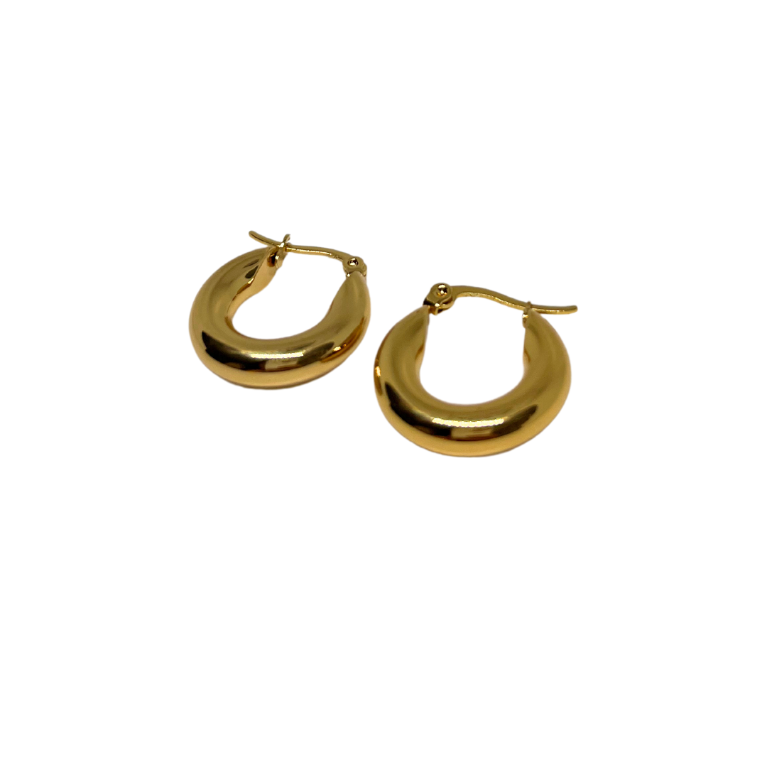 PENDIENTES ARO LISO GOLD