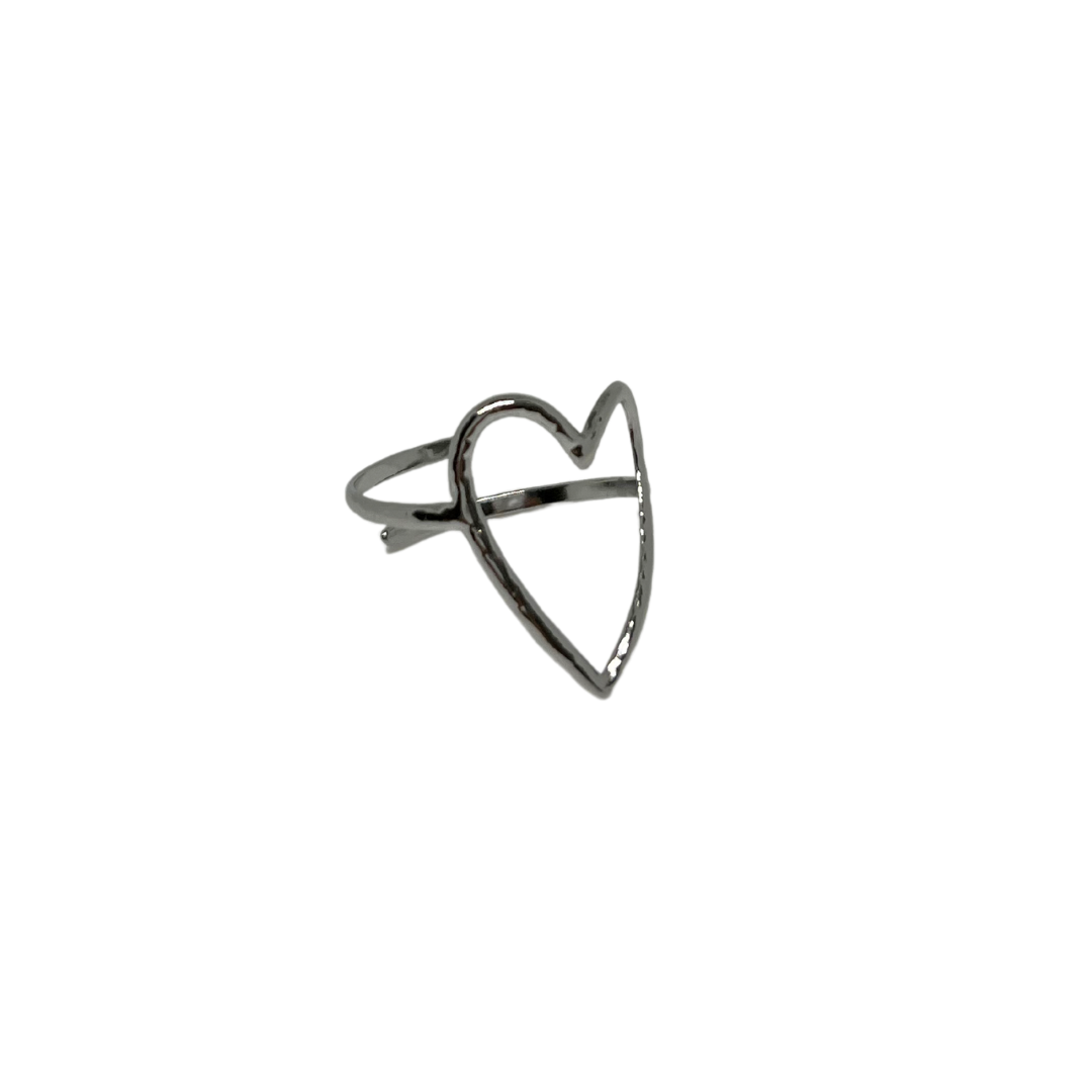 ANILLO CORAZON FINO SILVER