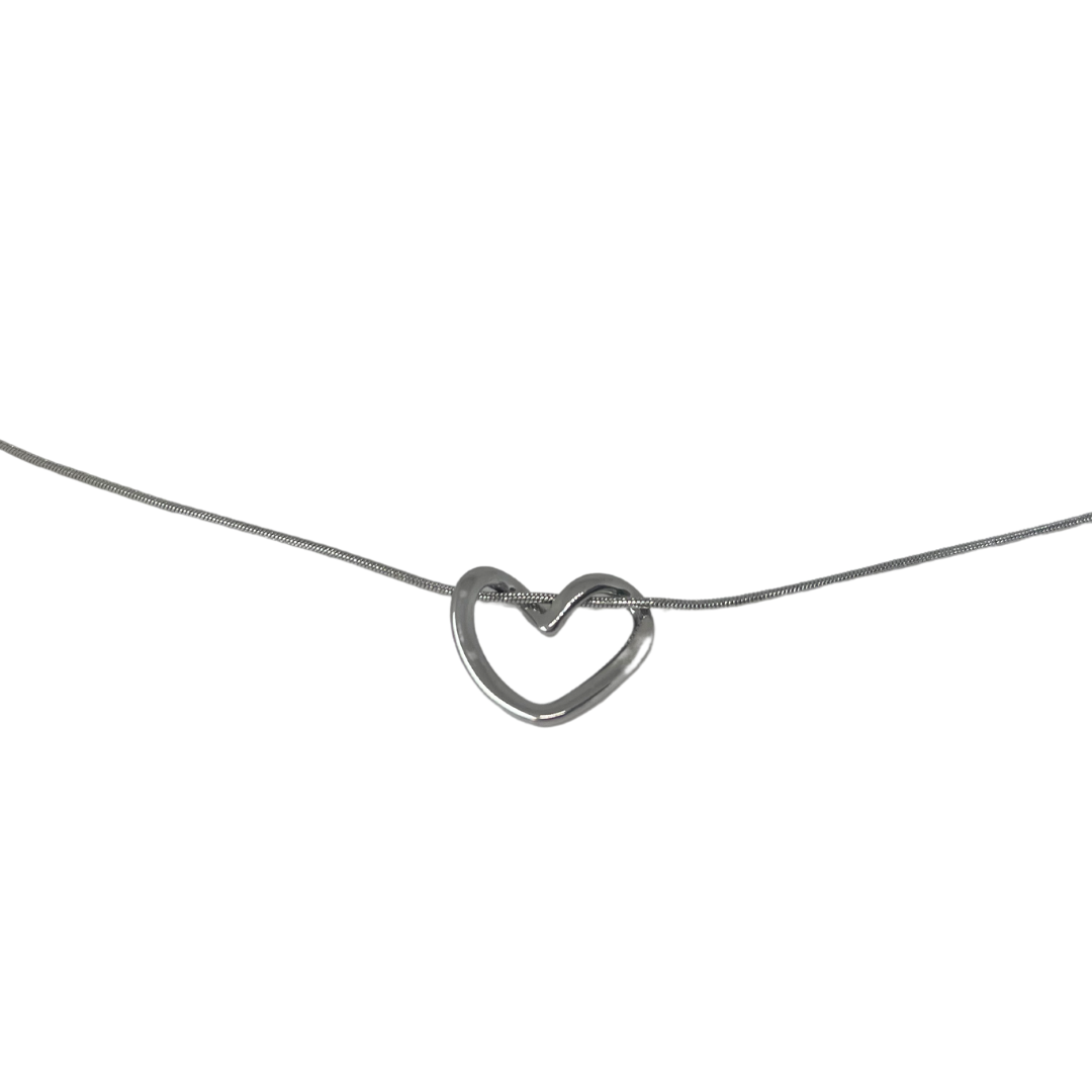 COLLAR CORAZON SILVER