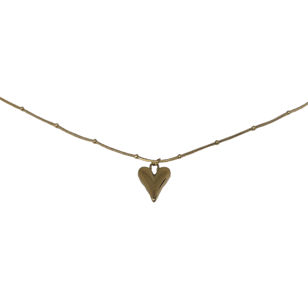 COLLAR CORAZON FINO GOLD