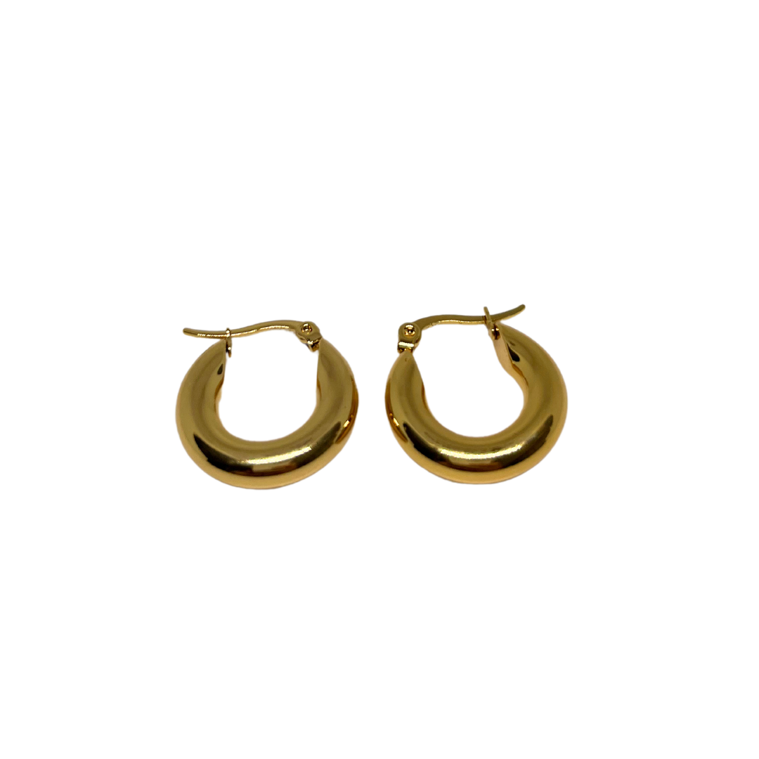 PENDIENTES ARO LISO GOLD